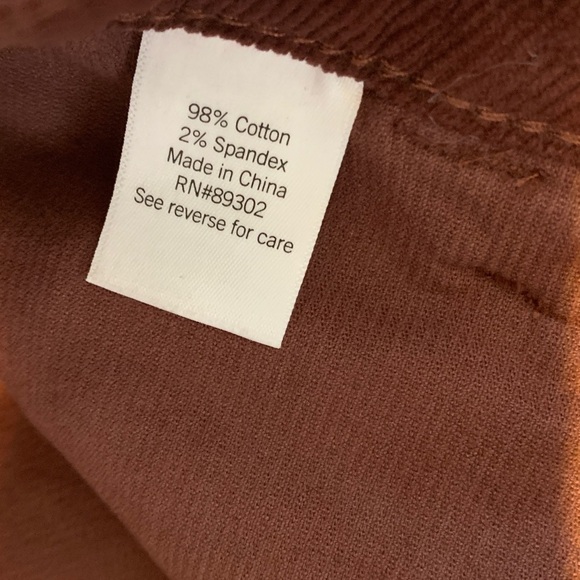 SO Chocolate Brown high rise Flare corduroy pants grommet lace up customized 7 - Picture 3 of 9